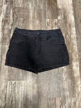 No Boundaries Black Denim Jean Shorts